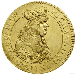 Dukat, 1670, Gdańsk; data przebita z roku 1669; Aw: Pop...