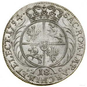 Ort, 1754 EC, Leipzig; portrait type long head, bros....