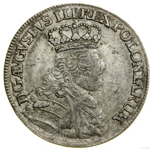 Ort, 1754 EC, Lipsko; na ruke panovníka tri prstene....