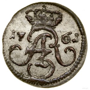 Silver sable, 1761, Gdansk; on the sides of the coat of arms initials ...
