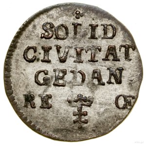 Silver sable, 1761, Gdansk; on the sides of the coat of arms initials ...