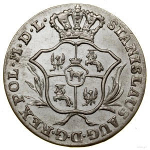 Half-gold (2 silver pennies), 1769 IS, Warsaw; varian...