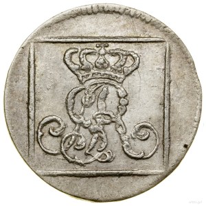 Grosz srebrny, 1766 FS, Warszawa; bez napisu po bokach ...