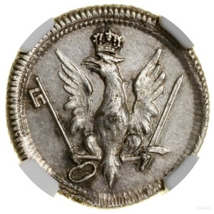 Dukatengewicht, 1791, Warschau; Av: Adler, hält ...