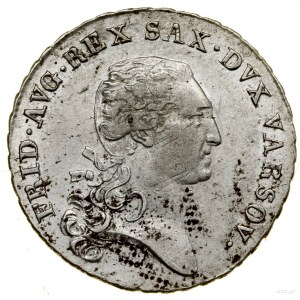 Due zloty (1/3 di tallero), 1812 IB, Varsavia; Kahnt 1269....