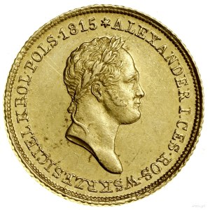 25 złotych, 1829 FH, Warszawa; Aw: Głowa cara w prawo i...