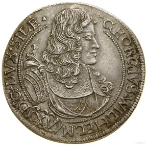 15 krajcarów, 1675 CB, Brzeg; odmiana z końcówkami lege...