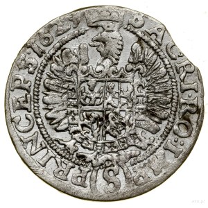 3 krajcary, 1629, Żagań; E.-M. 527 (R1), F.u.S. 2052, K...