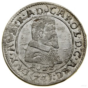 24 krajcars, 1622, Nysa; a variety with a coat of arms shield on the re...