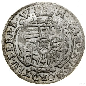 24 krajcars, 1622, Nysa; a variety with a coat of arms shield on the re...