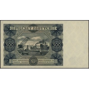 500 złotych, 15.07.1947; seria A3, numeracja 491239; Gu...