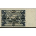 500 zloty, 15.07.1947; A3 series, numbering 491239; Gu...