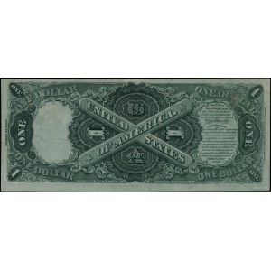 1 dollaro, 1880; serie Z9869645, firme Scofield e Gilfi...