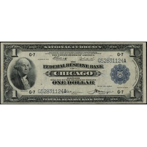 Illinois - Chicago; $1, 1918; series G52831124A, after...