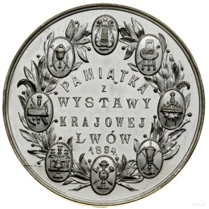 Commemorative medal of the National Exhibition in Lviv, 1894, Lviv...
