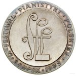 Medal of the 9th Polish Piano Festival, 1975, Warsaw,...