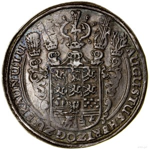 Thaler (Glockentaler), 1643, Goslar; Av: Coat of arms shield,...