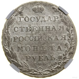Ruble, 1803 СПБ-ФГ, St. Petersburg; rare variety from ФГ zam...
