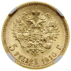 5 rubles, 1910, St. Petersburg; Bitkin 36 (R), Fr. 180, Kaza...
