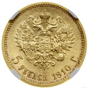 5 rubles, 1910, St. Petersburg; Bitkin 36 (R), Fr. 180, Kaza...