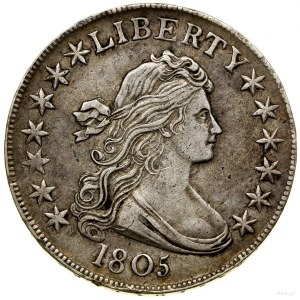 50 centów (1/2 dolara), 1805, Filadelfia; typ Draped Bu...