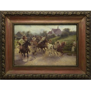 Adam Kazimierz CIEMNIEWSKI (1866-1915), Wesele, ok. 1894