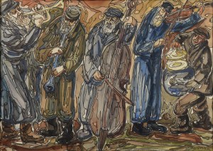 Chaim GOLDBERG (1917-2004), Orkiestra, 1965