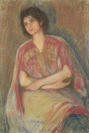Stanisław ŻARNECKI (1877-1956), Portret dziewczyny, 1908
