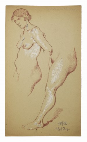 Marian WAWRZENIECKI (1863-1943), Akt - pani Antonina, 1925