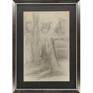Jan STYKA (1858-1925), Pierwsza modlitwa - szkic postaci do „Quo Vadis” Henryka Sienkiewicza