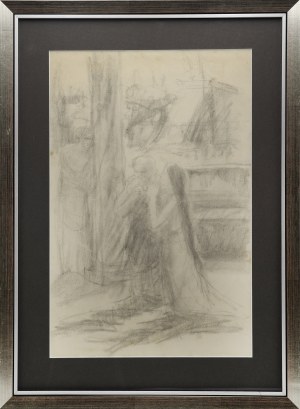Jan STYKA (1858-1925), Pierwsza modlitwa - szkic postaci do „Quo Vadis” Henryka Sienkiewicza