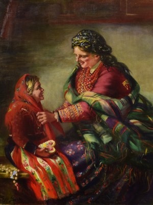 Sylweriusz SASKI (1864-1954), Miłość macierzyńska, 1928
