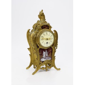 Mantel clock, neo-Rococo