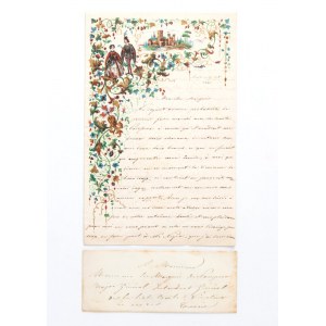 Eugenio di Savoia Carignano, Autogrammschreiben 1841
