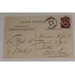 F.T. Marinetti , cartolina con dedica e firma autografe