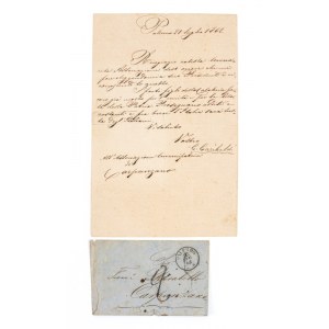 Garibaldi, Giuseppe - Lettera autografa, in busta