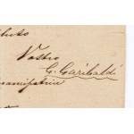 Garibaldi, Giuseppe - Lettera autografa, in busta