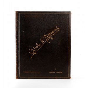 D'Annunzio Gabriele (1863-1938), copertina con autografo