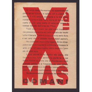 X° MAS volantino propaganda arruolamento