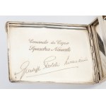 Portasigarette argento Amm. Lorenzini Squadriglia MAS