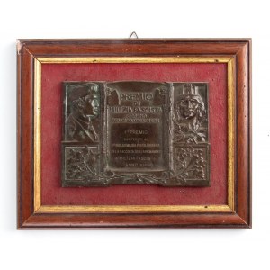 Placca bronzo PREMIO DI MILIZIA FASCISTA Camicie Nere 1929