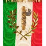 Podestà (Mayor) sash during the twenty-year fascist period