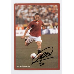 Francesco Totti, AS ROMA, autografo su cartolina