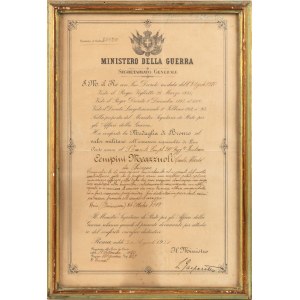 Diploma di medaglia di bronzo VM