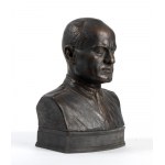 Bronze bust of Benito Mussolini