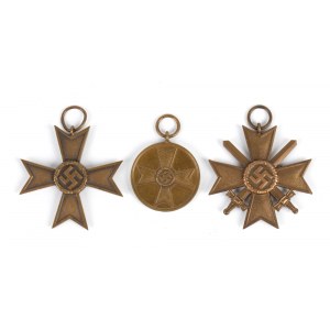 Germany III Reich, a lot of three KVK