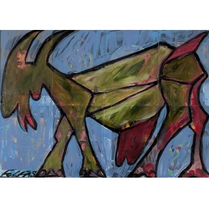 Andrew Folfas (geb. 1948) Ziege
