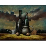Borys Michalik (1969–2018), Martwa natura z butelkami, 2006 r.