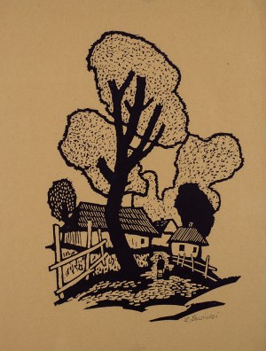 Leopold Lewicki (1906 – 1973), Wieś pod drzewami