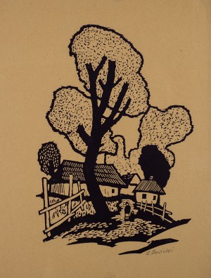 Leopold Lewicki (1906 – 1973), Wieś pod drzewami